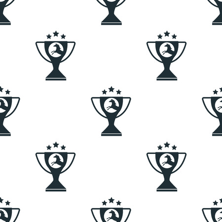 Horse racing cup iconのイラスト素材