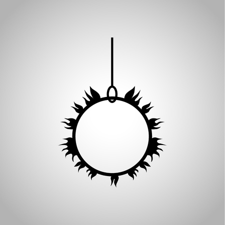 Burning circus ringのイラスト素材