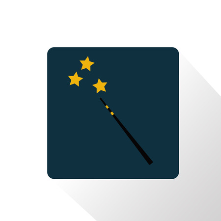 Color magic wand iconのイラスト素材