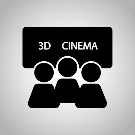 Film screening iconのイラスト素材
