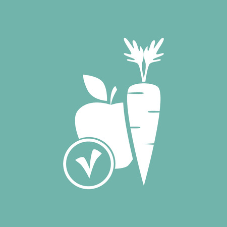 Useful food for athlete iconのイラスト素材