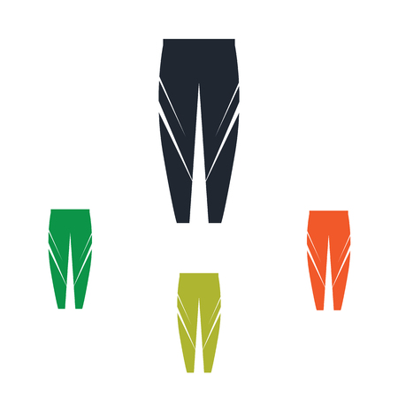 Sport leggings iconのイラスト素材