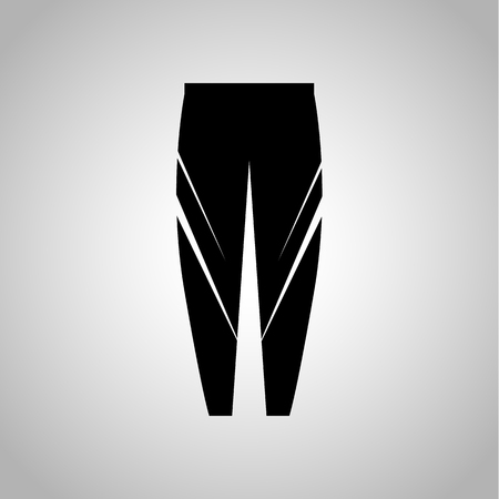 Sport leggings iconのイラスト素材