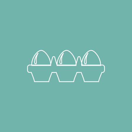 Chicken eggs iconのイラスト素材