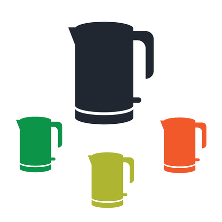 Electronic kettle iconのイラスト素材