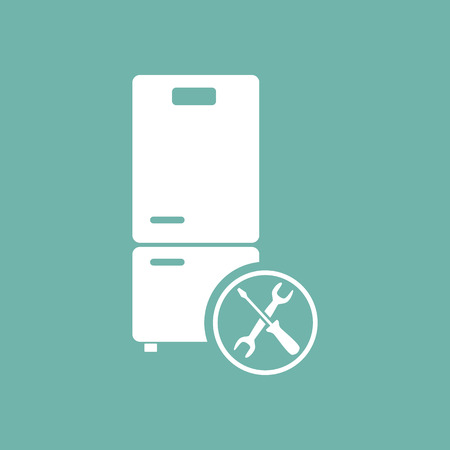 Fridge repair iconのイラスト素材