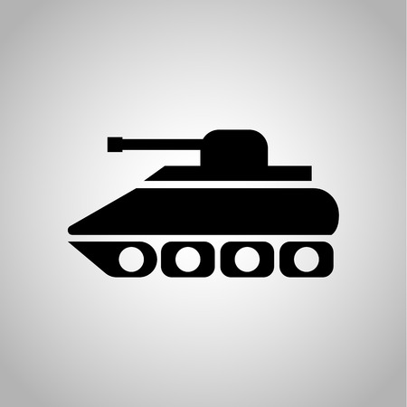 Military tank iconのイラスト素材