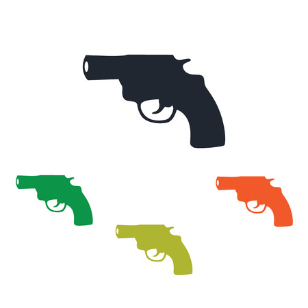 Revolver iconのイラスト素材