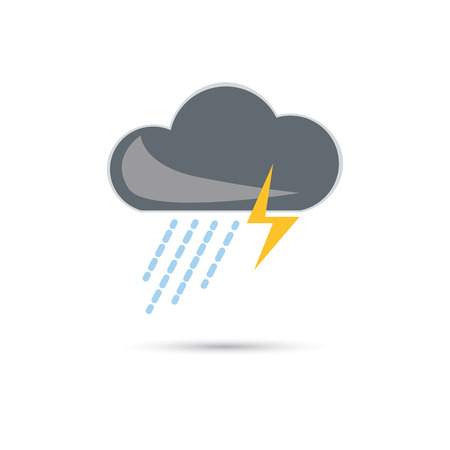 Illustration of storm weather iconのイラスト素材