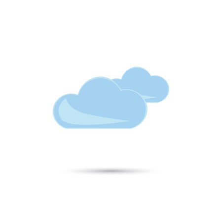 Illustration of cloudy weather iconのイラスト素材