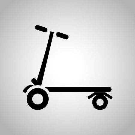 Scooter iconのイラスト素材