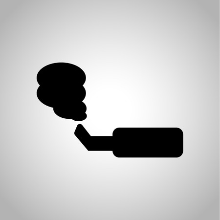 Car exhaust iconのイラスト素材