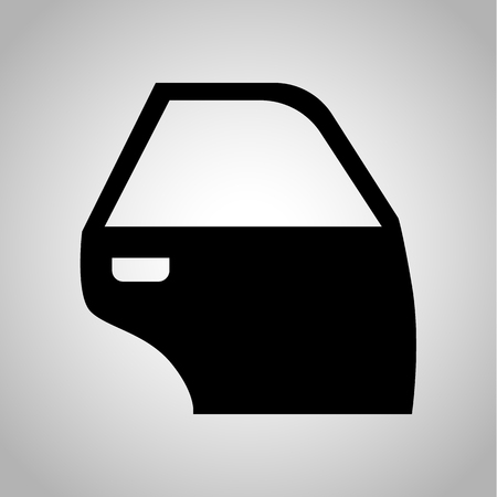 Car door iconのイラスト素材