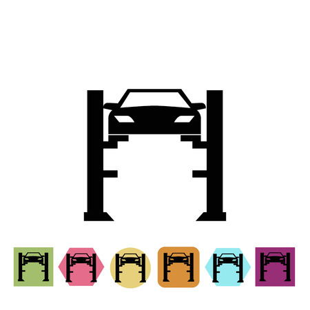 Car repair iconのイラスト素材