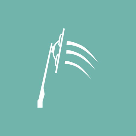 Car wiper iconのイラスト素材