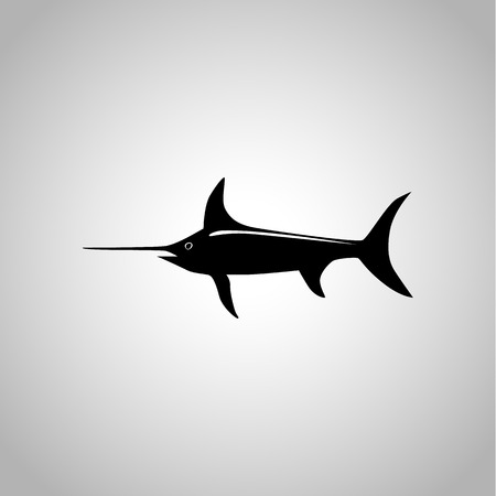 Swordfish iconのイラスト素材