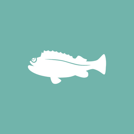 Sea carp icnのイラスト素材