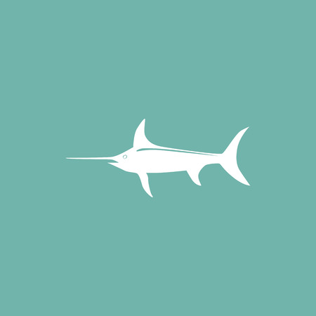 Swordfish iconのイラスト素材