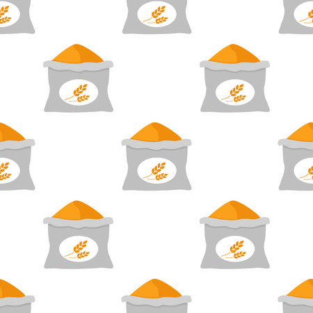 Wheat sack color iconのイラスト素材