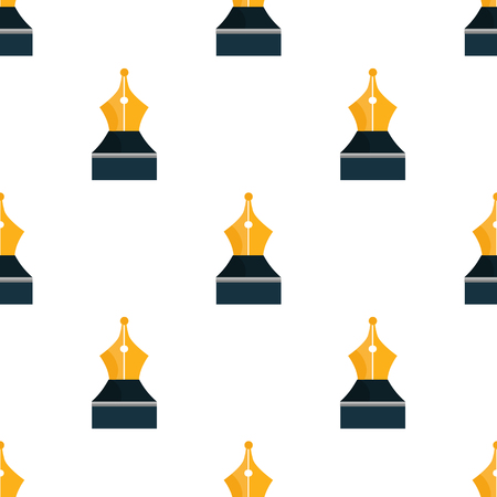 Color illustration of ink pen iconのイラスト素材