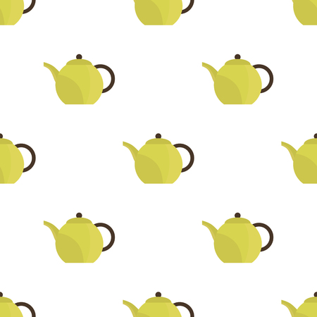 Color illustration of tea kettle iconのイラスト素材