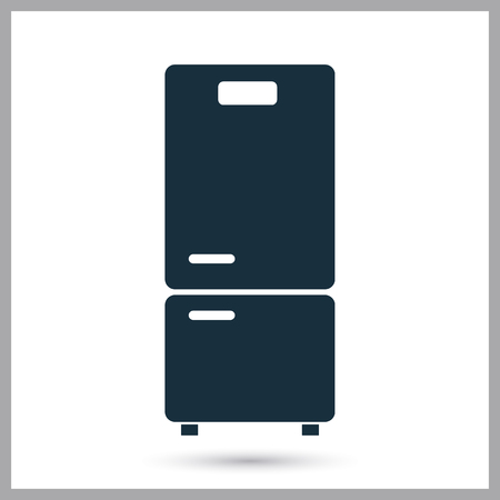 Fridge icon on the backgroundのイラスト素材