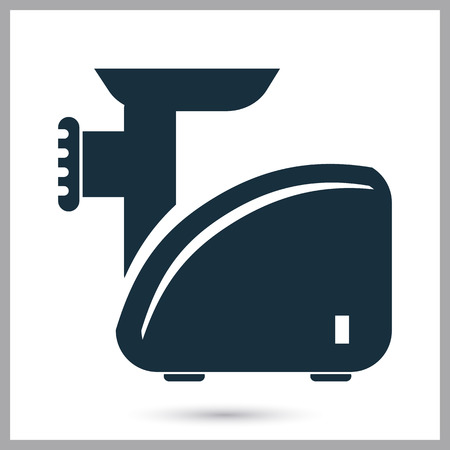 Meat grinder icon on the backgroundのイラスト素材