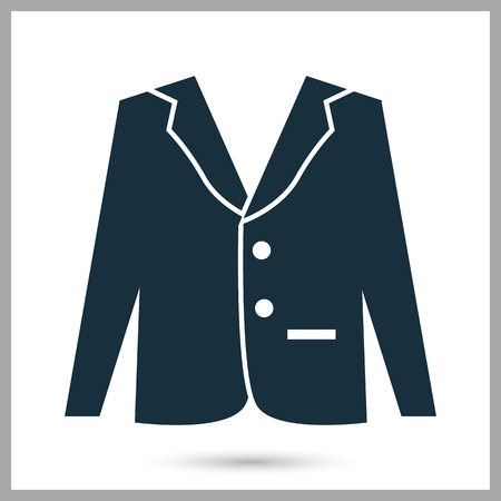 Jacket icon on the backgroundのイラスト素材