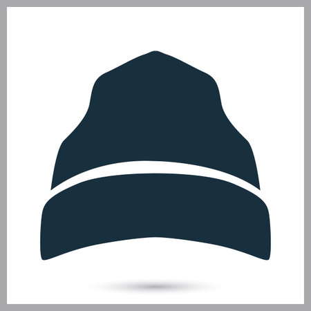 Man cap icon on the backgroundのイラスト素材