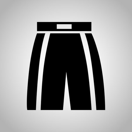 Boxing shorts icon on the backgroundのイラスト素材