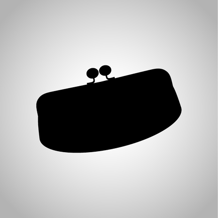 Woman elegant bag iconのイラスト素材