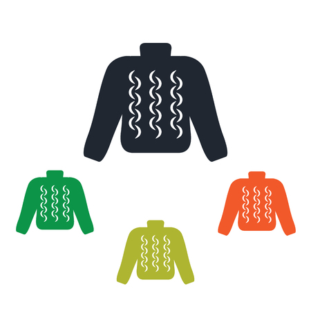Male knitted sweater iconのイラスト素材