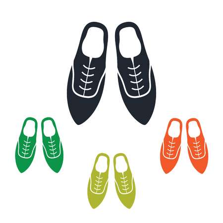 Male shoes pair iconのイラスト素材
