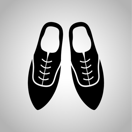 Male shoes pair iconのイラスト素材