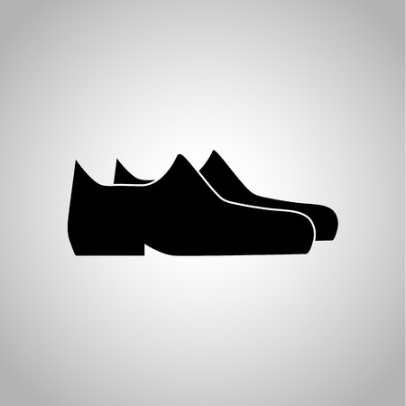 Male shoes pair iconのイラスト素材