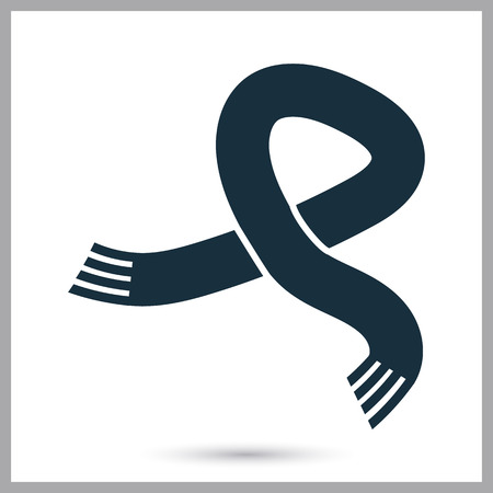 Male scarf iconのイラスト素材