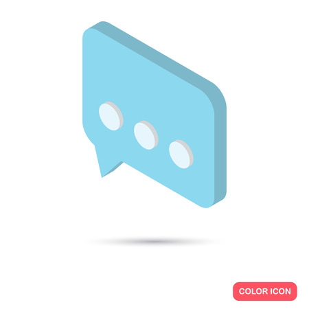 Isometric icon message functions in a mobile phone. Modern isometric conceptのイラスト素材