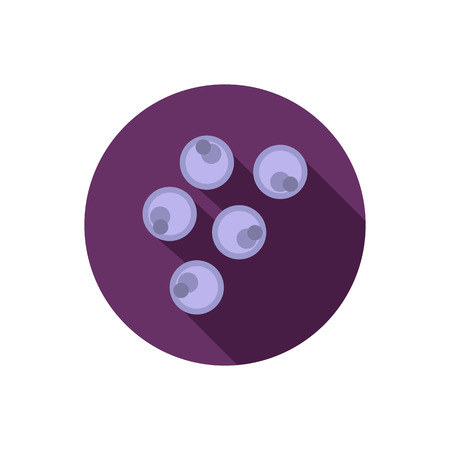Germ color flat iconのイラスト素材