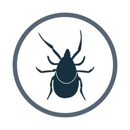 Mite icon. Simple design for web and mobileのイラスト素材