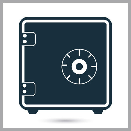 Safe icon. Simple design for web and mobileのイラスト素材