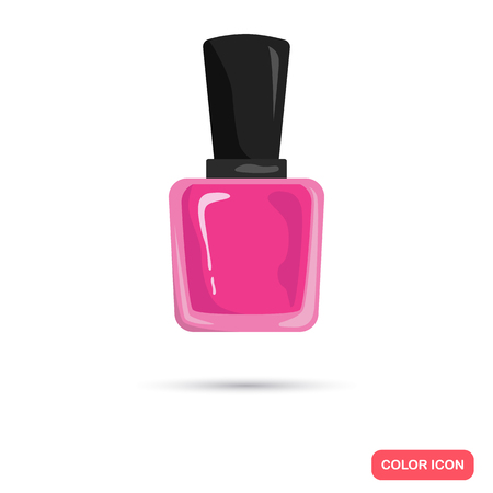 Nail polish color icon for web and mobile designのイラスト素材