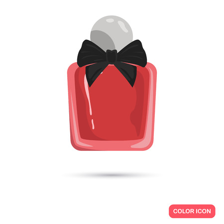 Female perfume bottle color icon for web and mobile designのイラスト素材