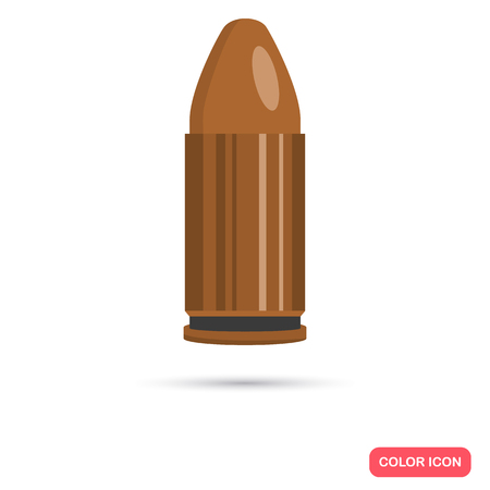 Bullet color flat icon for web and mobile designのイラスト素材