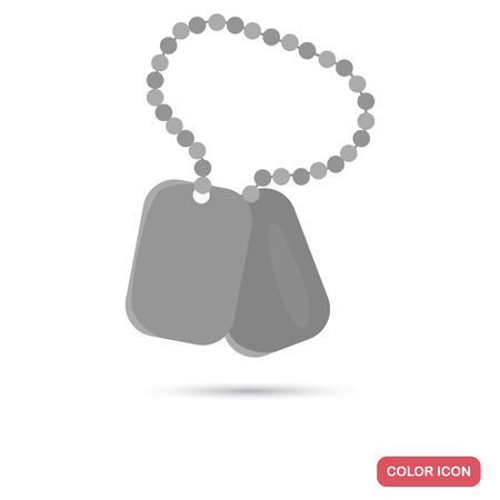 Military token color icon for web and mobile designのイラスト素材