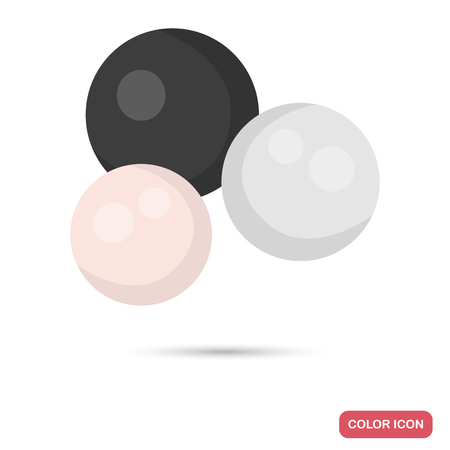 Pearls color icon for web and mobile designのイラスト素材