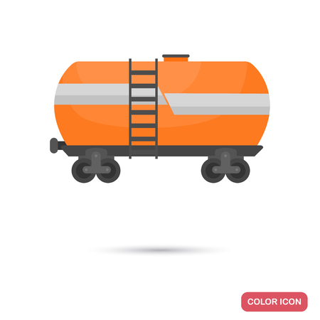 Transportation wagon for oil color iconのイラスト素材