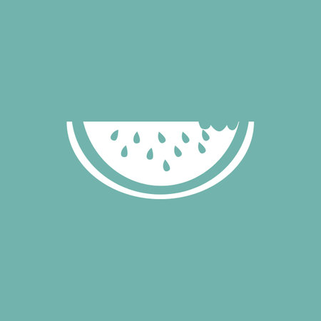Slice of watermelon iconの写真素材