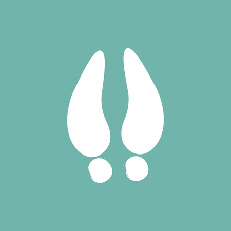 Hoof print iconの写真素材
