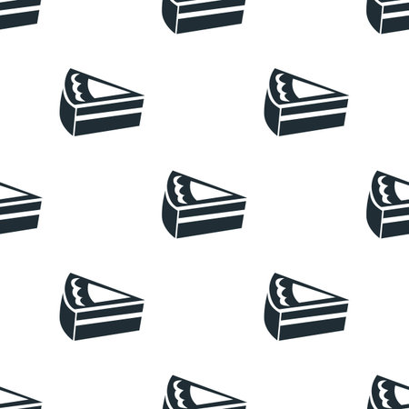 Sweet cake with cream iconの写真素材