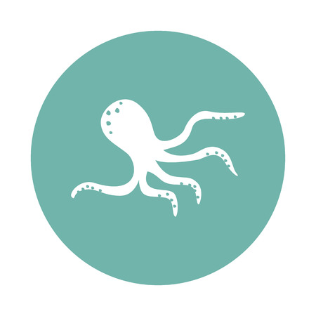 Octopus iconの写真素材